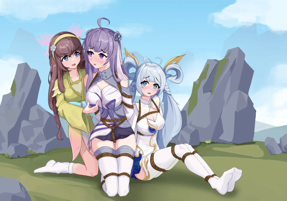 王者荣耀西施孙尚香被绑,赵云解救了她们