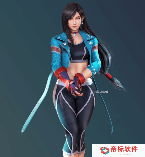 3D区推主给蒂法穿上其他女角色衣服：淡妆浓抹总相宜