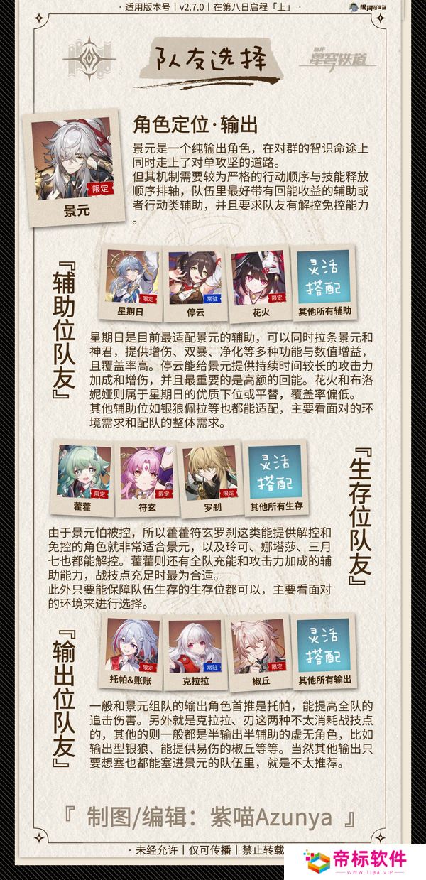 崩坏星穹铁道景元如何选装备 2.6景元阵容搭配攻略[多图]图片5