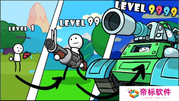 单枪匹马(One Gun Stickman)
